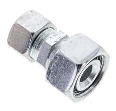 15L & 22L Zink plated Steel Straight Cutting Fitting with Swivel 160 bar ISO 8434-1