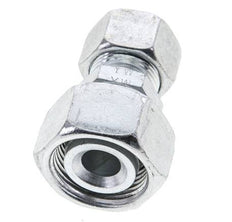 15L & 22L Zink plated Steel Straight Cutting Fitting with Swivel 160 bar ISO 8434-1