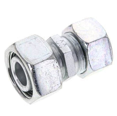 18L & 22L Zink plated Steel Straight Cutting Fitting with Swivel 160 bar ISO 8434-1
