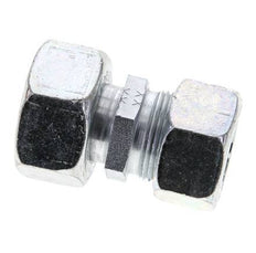 18L & 22L Zink plated Steel Straight Cutting Fitting with Swivel 160 bar ISO 8434-1