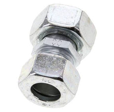 18L & 22L Zink plated Steel Straight Cutting Fitting with Swivel 160 bar ISO 8434-1