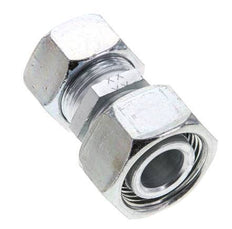 18L & 22L Zink plated Steel Straight Cutting Fitting with Swivel 160 bar ISO 8434-1