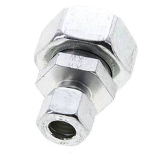 12L & 28L Zink plated Steel Straight Cutting Fitting with Swivel 160 bar ISO 8434-1