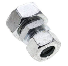 18L & 28L Zink plated Steel Straight Cutting Fitting with Swivel 160 bar ISO 8434-1