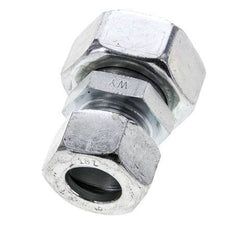 18L & 28L Zink plated Steel Straight Cutting Fitting with Swivel 160 bar ISO 8434-1