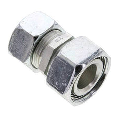 22L & 28L Zink plated Steel Straight Cutting Fitting with Swivel 160 bar ISO 8434-1