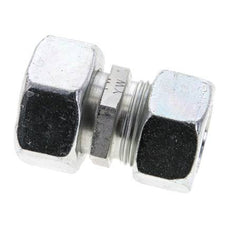 22L & 28L Zink plated Steel Straight Cutting Fitting with Swivel 160 bar ISO 8434-1