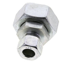 15L & 35L Zink plated Steel Straight Cutting Fitting with Swivel 160 bar ISO 8434-1