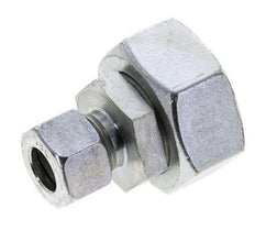15L & 35L Zink plated Steel Straight Cutting Fitting with Swivel 160 bar ISO 8434-1