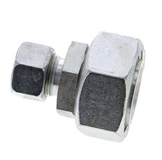 15L & 35L Zink plated Steel Straight Cutting Fitting with Swivel 160 bar ISO 8434-1