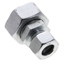 18L & 35L Zink plated Steel Straight Cutting Fitting with Swivel 160 bar ISO 8434-1