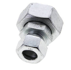 18L & 35L Zink plated Steel Straight Cutting Fitting with Swivel 160 bar ISO 8434-1