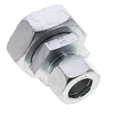 22L & 42L Zink plated Steel Straight Cutting Fitting with Swivel 160 bar ISO 8434-1