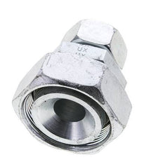 22L & 42L Zink plated Steel Straight Cutting Fitting with Swivel 160 bar ISO 8434-1