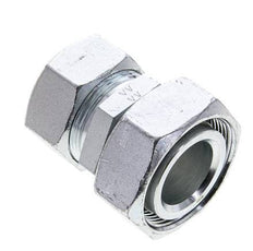 35L & 42L Zink plated Steel Straight Cutting Fitting with Swivel 160 bar ISO 8434-1