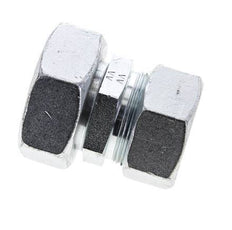 35L & 42L Zink plated Steel Straight Cutting Fitting with Swivel 160 bar ISO 8434-1