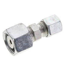 8S & 14S Zink plated Steel Straight Cutting Fitting with Swivel 630 bar ISO 8434-1