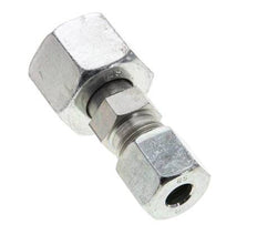 8S & 14S Zink plated Steel Straight Cutting Fitting with Swivel 630 bar ISO 8434-1