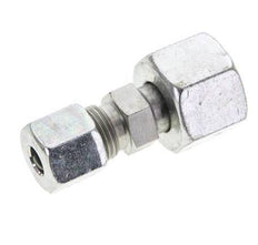8S & 14S Zink plated Steel Straight Cutting Fitting with Swivel 630 bar ISO 8434-1