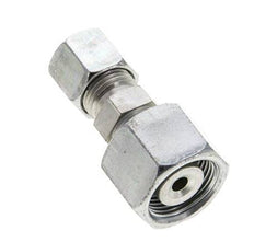 8S & 14S Zink plated Steel Straight Cutting Fitting with Swivel 630 bar ISO 8434-1