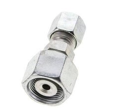 8S & 14S Zink plated Steel Straight Cutting Fitting with Swivel 630 bar ISO 8434-1