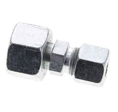 10S & 16S Zink plated Steel Straight Cutting Fitting with Swivel 400 bar ISO 8434-1