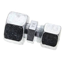 12S & 16S Zink plated Steel Straight Cutting Fitting with Swivel 400 bar ISO 8434-1
