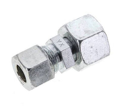 12S & 16S Zink plated Steel Straight Cutting Fitting with Swivel 400 bar ISO 8434-1