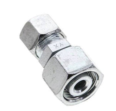 12S & 16S Zink plated Steel Straight Cutting Fitting with Swivel 400 bar ISO 8434-1