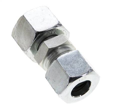 14S & 16S Zink plated Steel Straight Cutting Fitting with Swivel 400 bar ISO 8434-1