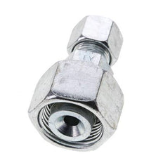10S & 20S Zink plated Steel Straight Cutting Fitting with Swivel 400 bar ISO 8434-1
