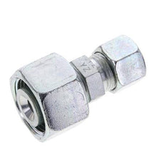 12S & 20S Zink plated Steel Straight Cutting Fitting with Swivel 400 bar ISO 8434-1