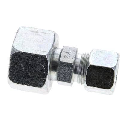 12S & 20S Zink plated Steel Straight Cutting Fitting with Swivel 400 bar ISO 8434-1