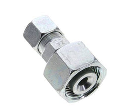 12S & 20S Zink plated Steel Straight Cutting Fitting with Swivel 400 bar ISO 8434-1