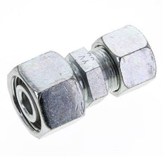 16S & 20S Zink plated Steel Straight Cutting Fitting with Swivel 400 bar ISO 8434-1