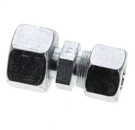 16S & 20S Zink plated Steel Straight Cutting Fitting with Swivel 400 bar ISO 8434-1