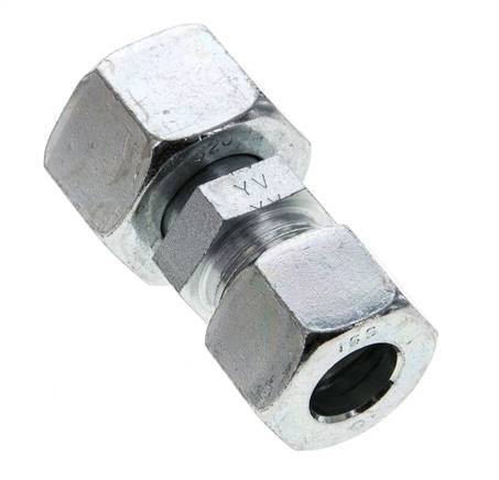 16S & 20S Zink plated Steel Straight Cutting Fitting with Swivel 400 bar ISO 8434-1