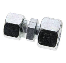 16S & 20S Zink plated Steel Straight Cutting Fitting with Swivel 400 bar ISO 8434-1