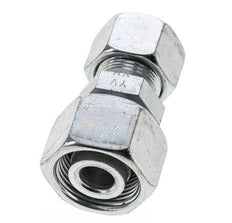 16S & 20S Zink plated Steel Straight Cutting Fitting with Swivel 400 bar ISO 8434-1