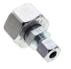10S & 25S Zink plated Steel Straight Cutting Fitting with Swivel 400 bar ISO 8434-1