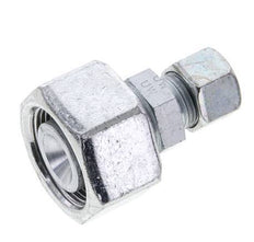12S & 25S Zink plated Steel Straight Cutting Fitting with Swivel 400 bar ISO 8434-1