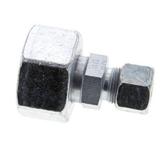 12S & 25S Zink plated Steel Straight Cutting Fitting with Swivel 400 bar ISO 8434-1