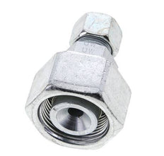 12S & 25S Zink plated Steel Straight Cutting Fitting with Swivel 400 bar ISO 8434-1