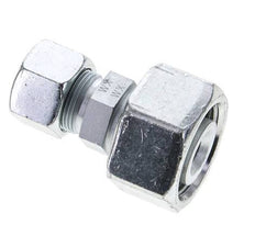 16S & 25S Zink plated Steel Straight Cutting Fitting with Swivel 400 bar ISO 8434-1