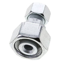 16S & 25S Zink plated Steel Straight Cutting Fitting with Swivel 400 bar ISO 8434-1