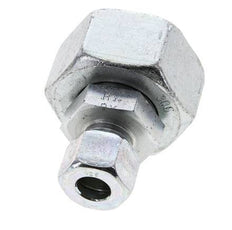 12S & 30S Zink plated Steel Straight Cutting Fitting with Swivel 400 bar ISO 8434-1
