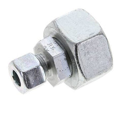 12S & 30S Zink plated Steel Straight Cutting Fitting with Swivel 400 bar ISO 8434-1
