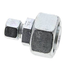 12S & 30S Zink plated Steel Straight Cutting Fitting with Swivel 400 bar ISO 8434-1