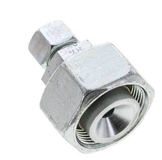 12S & 30S Zink plated Steel Straight Cutting Fitting with Swivel 400 bar ISO 8434-1