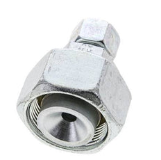 12S & 30S Zink plated Steel Straight Cutting Fitting with Swivel 400 bar ISO 8434-1